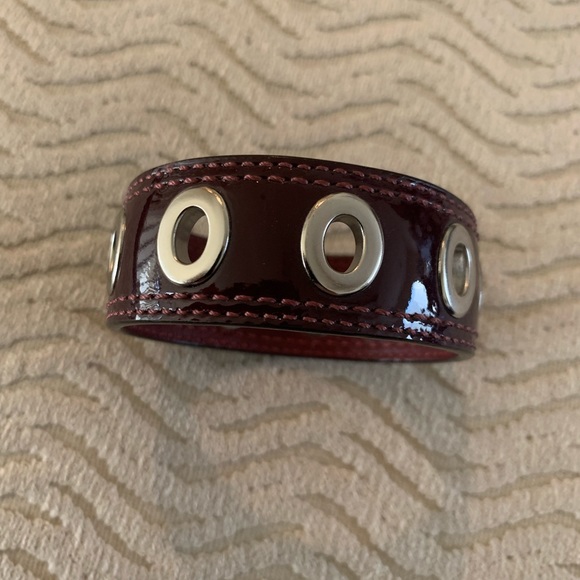 Light weight Coach leather bracelet